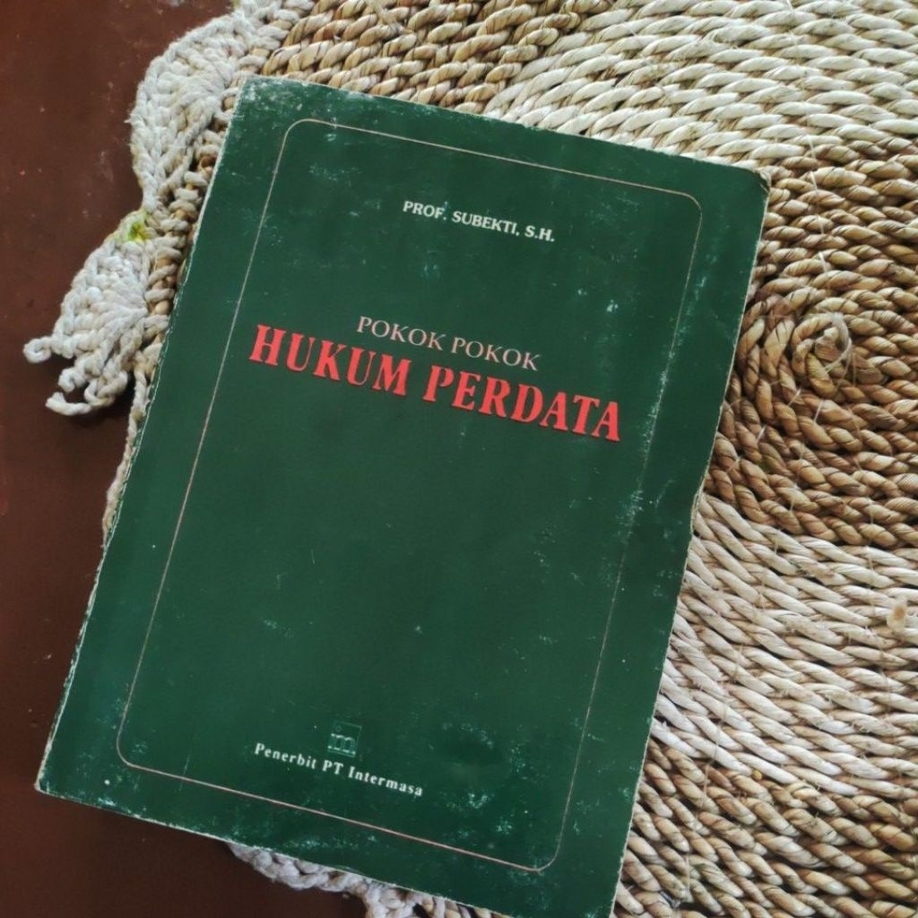 Pokok Pokok Hukum Perdata - Prof Subekti | Buku Bekas Original