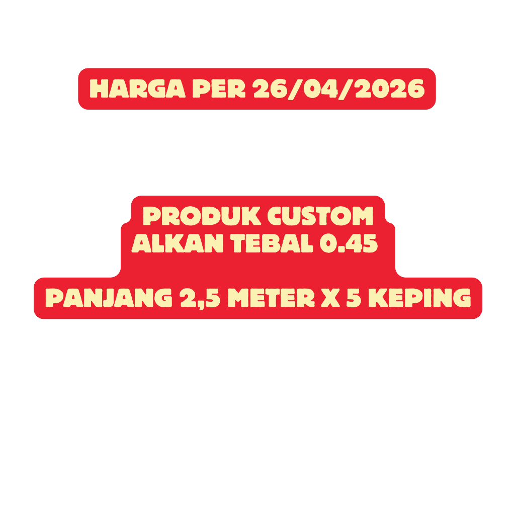 PRODUK CUSTOM ALKAN