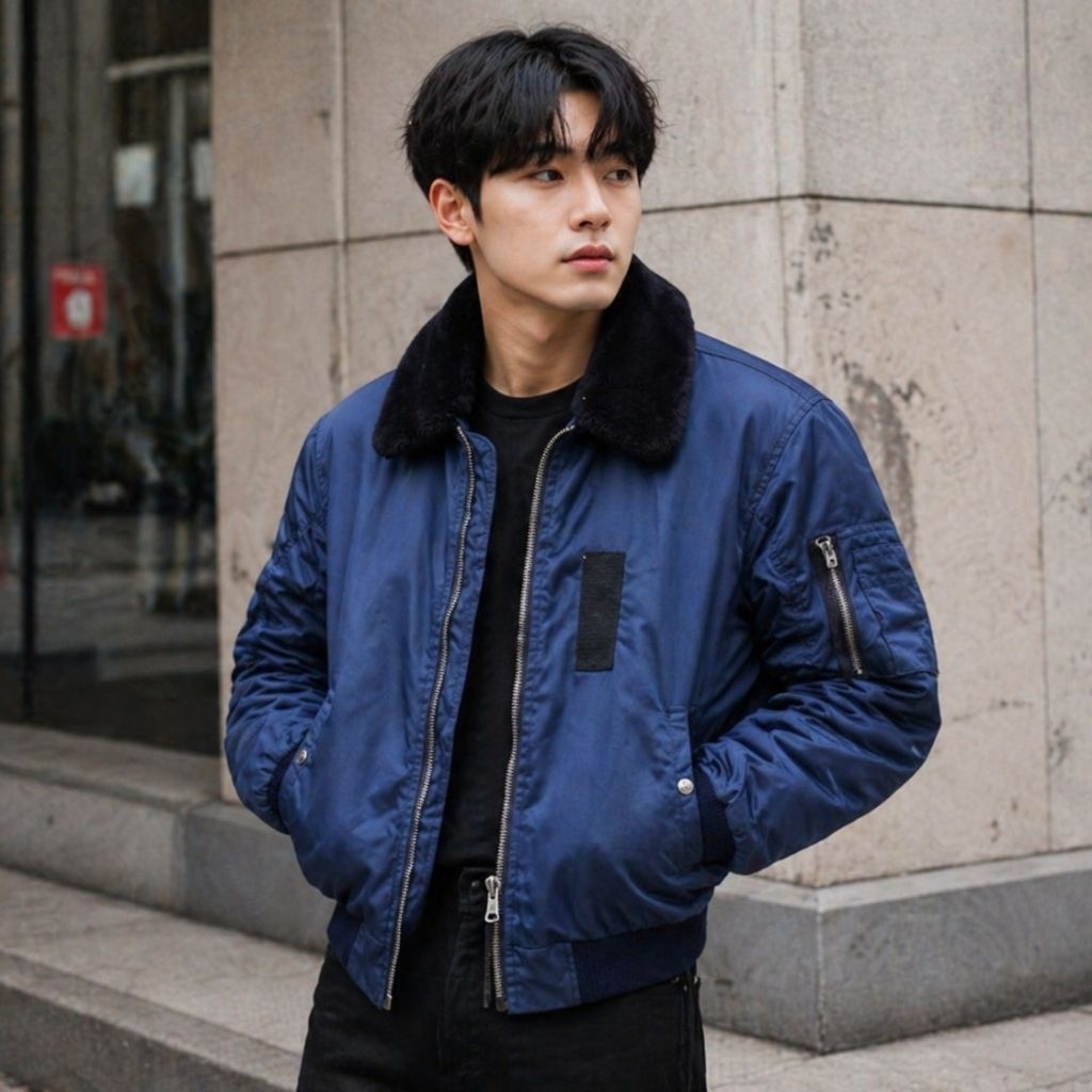 Navy Flight/Bomber Jacket B-15 Style Timechine Company (SECOND)