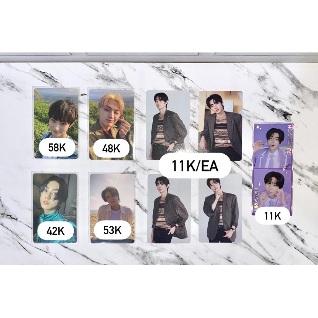 Photocard Enhypen border day one dawn / dimension dilemma scylla / benefit weverse / en-connect comp