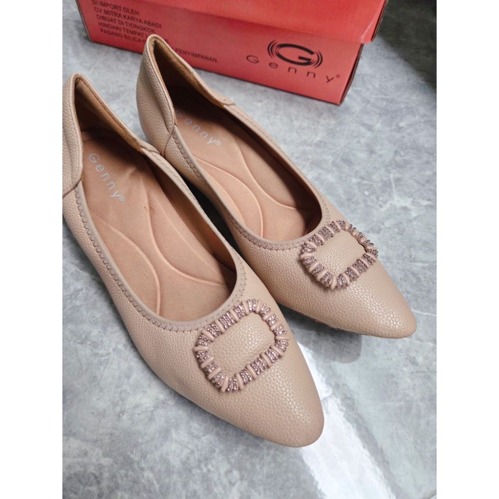 PRELOVED GENNY HEELS MATAHARI ORI STORE DUSTY PINK