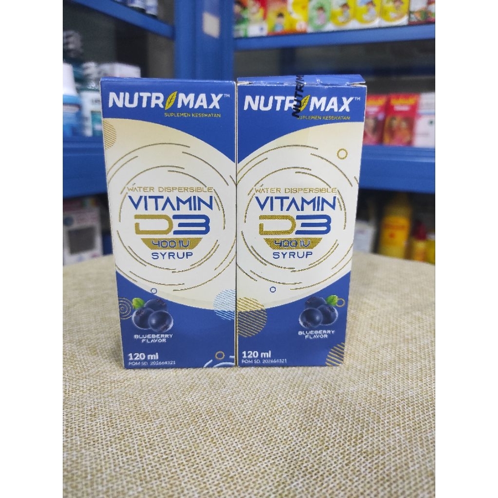 Sirup Vitamin D3 Nutrimax 120ml untuk Anak, Ibu Hamil, dan Dewasa