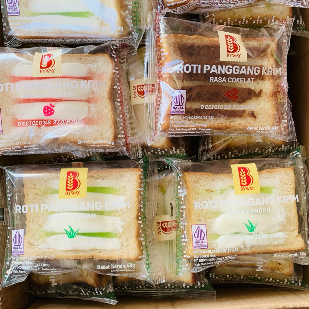 Roti New BYWAY Roti Panggang Krim Lembut
