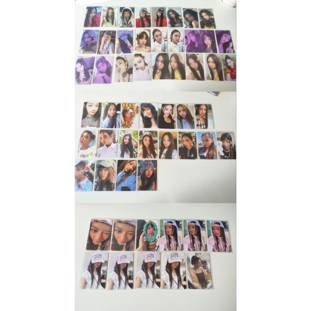 (WAJIB BACA DESKRIPSI) WTS PHOTOCARD MINJI HANNI ZOOM HANNI WINK HANNI MIRROR PITA HANNI HAERIN HYEI