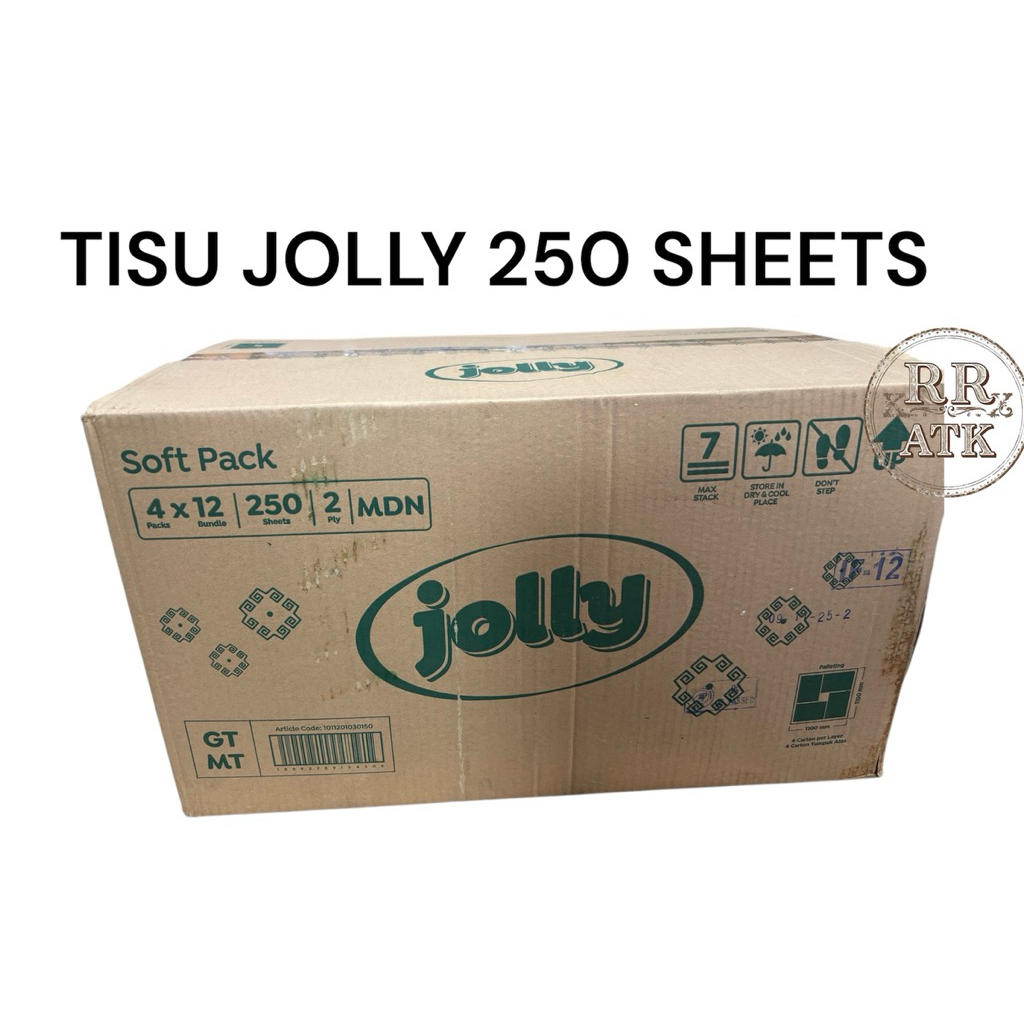 [ DUS / 48 PCS ] TISSUE JOLLY 250 SHEETS