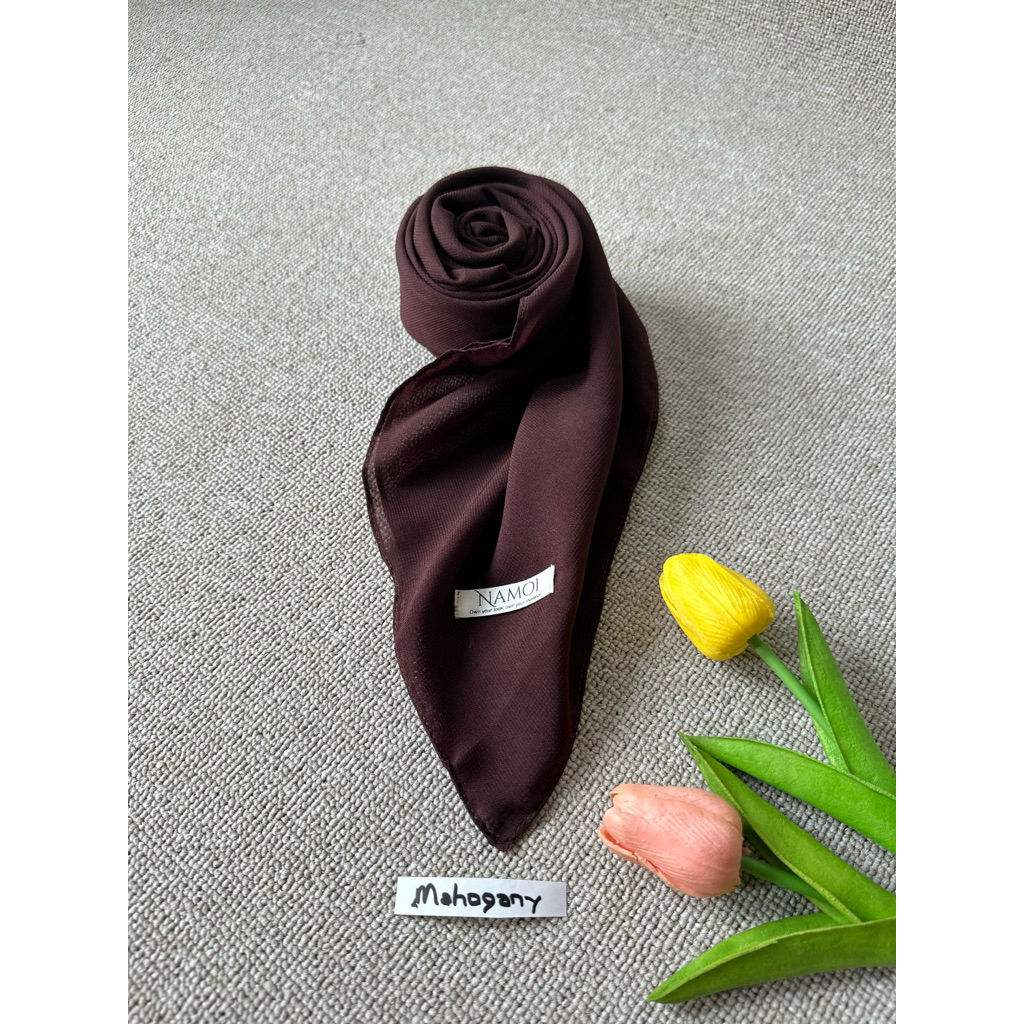 NAMOI / Hijab Segi Empat Bella Plain Square / Hijab Segi Empat Bella Premium / Hijab Segi Empat Bell