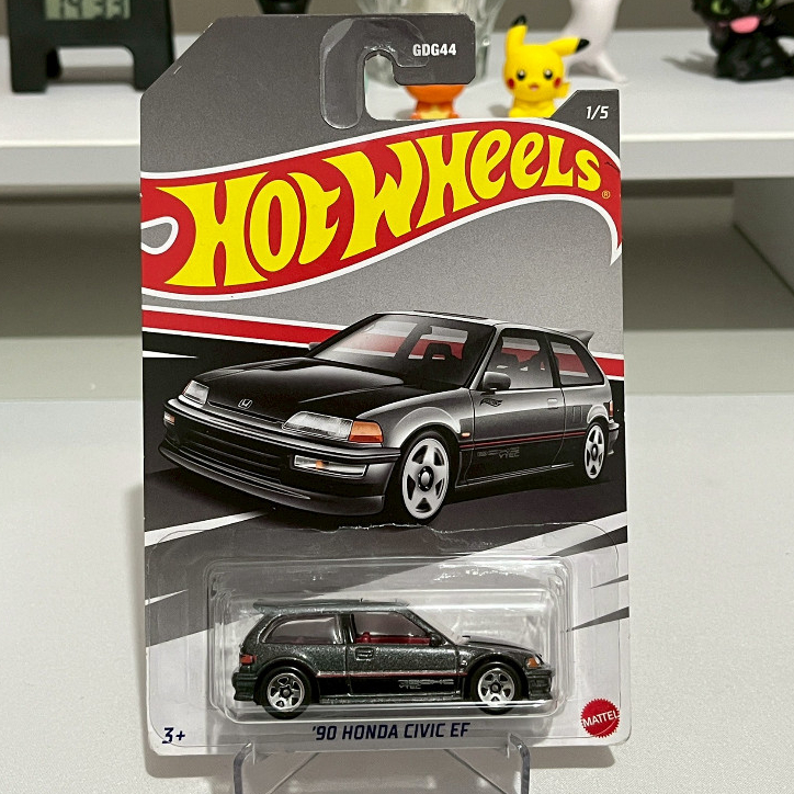Hotwheels Honda Civic EF 90 Abu-Abu