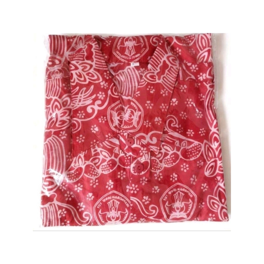 batik sekolah SD probolinggo lengan pendek nomor 9
