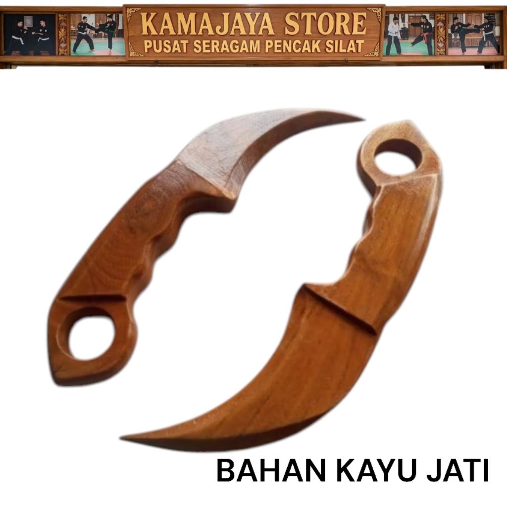 Kerambit silat Kayu/Kerambit kayu