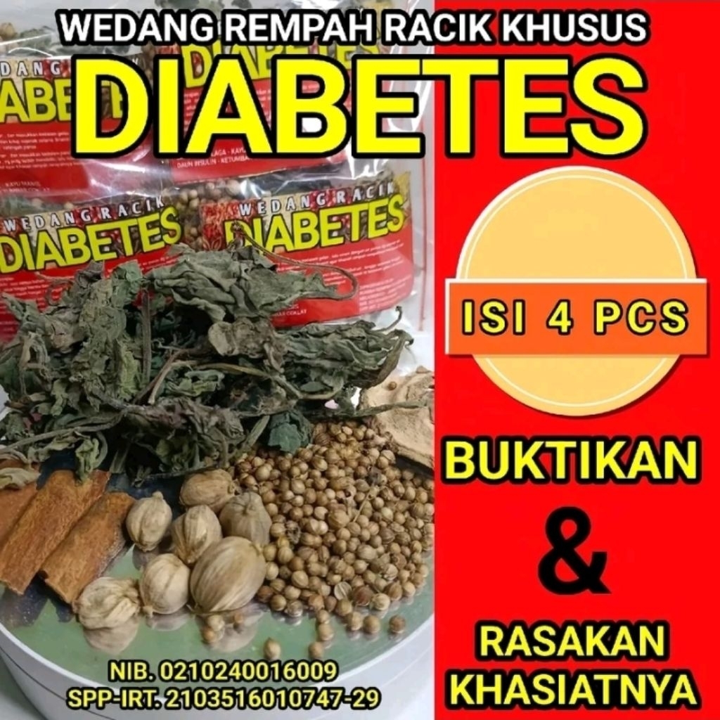 wedang racik rempah khusus DIABETES ramuan herbal alami resep jsr dr.Zaidul akbar