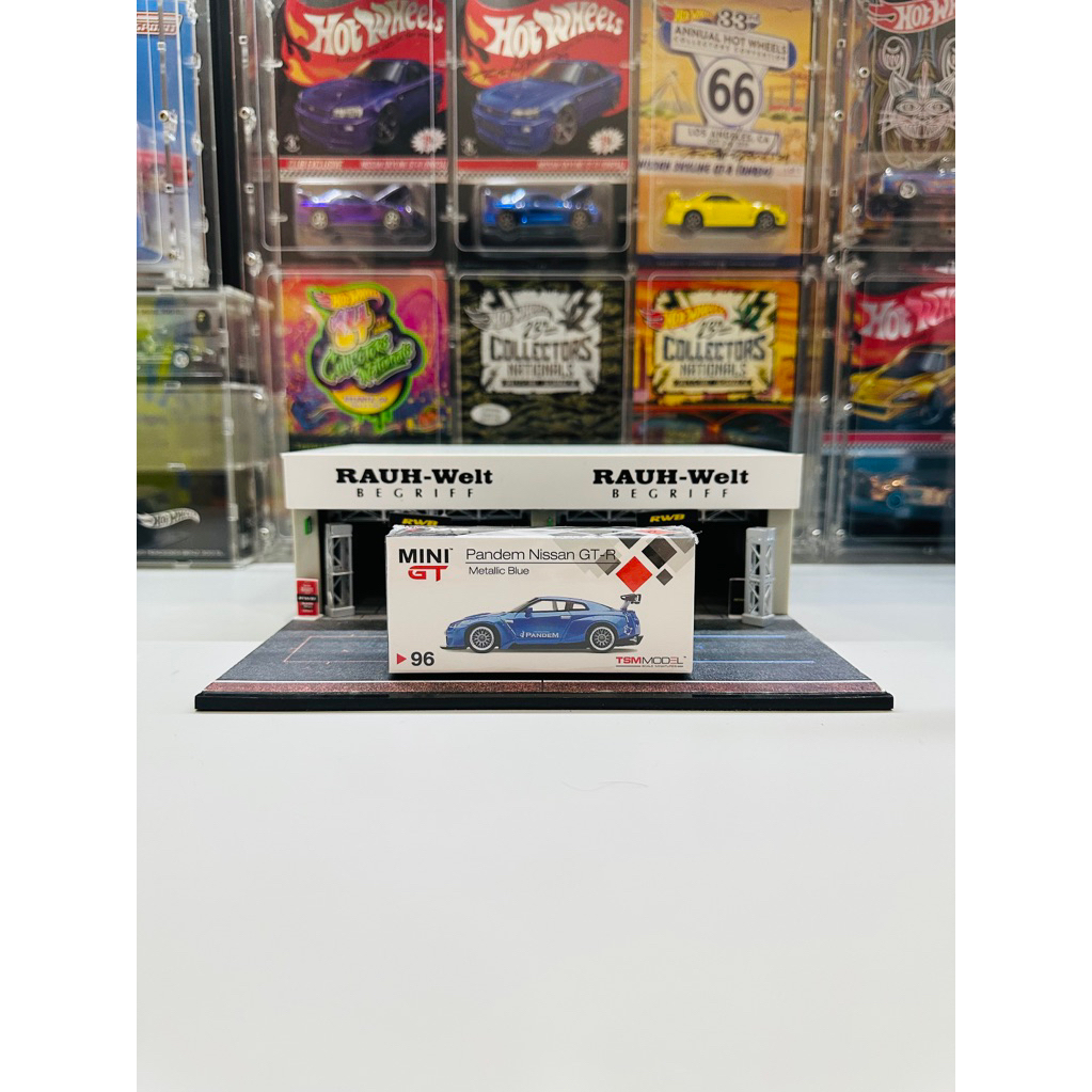 Mini GT No 96 Pandem Nissan GTR R35 Metallic Blue Japan Exclusive