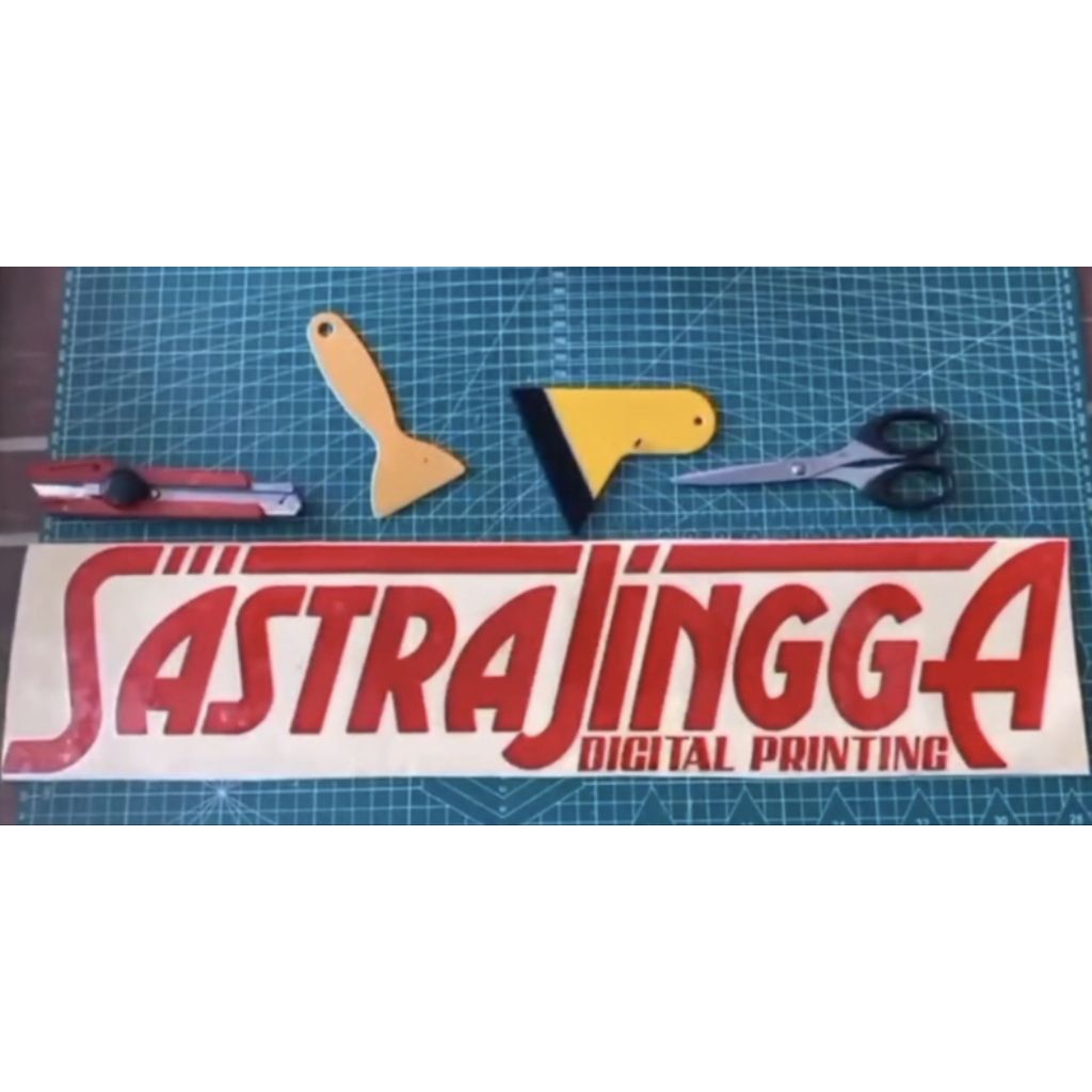 Sticker Cutting Timbul Custom - Berkualitas, Tahan Air