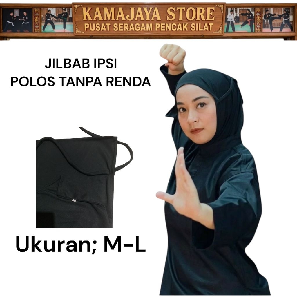 Jilbab pencak silat standar ipsi/Jilbab Seni pencak silat