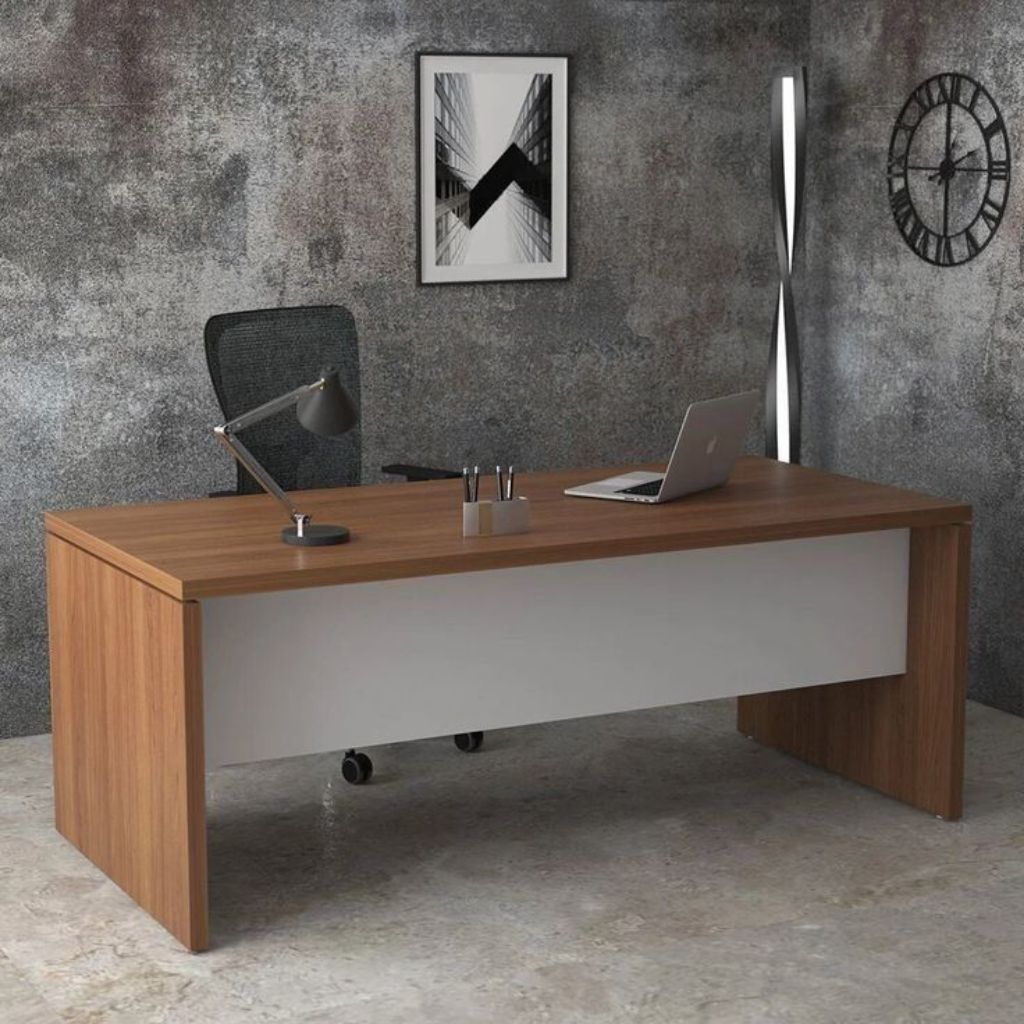 meja direksi minimalis 200 × 80 × 75 cm meja direktur premium plywood Meranti Laminate hpl taco cost