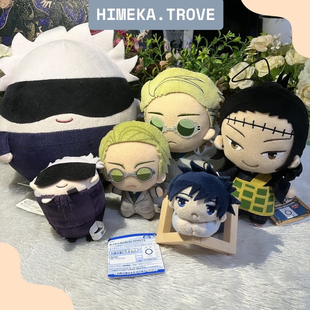 Plushie Jujutsu Kaisen – Megumi, Gojo, Nanami, Kenjaku