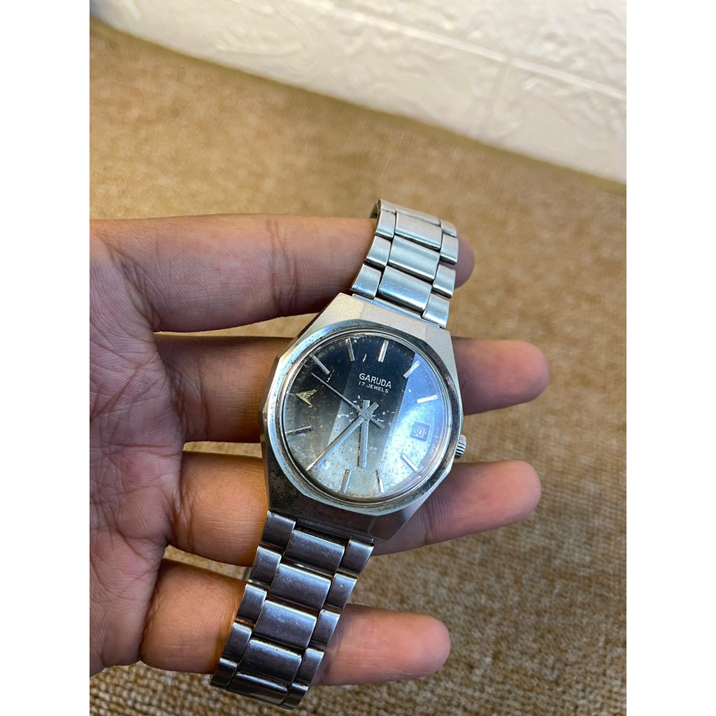 jam vintage garuda manual winding