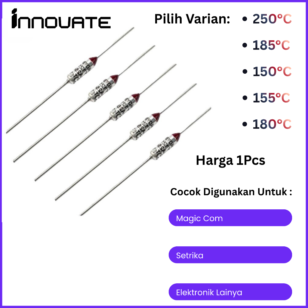 ( THERMOFUSE ) 10A 250V TF C THERMAL FUSE HEATING ELEMENT PIUS STRIKA GOSOKAN MAGIC COM CUT OFF TERM