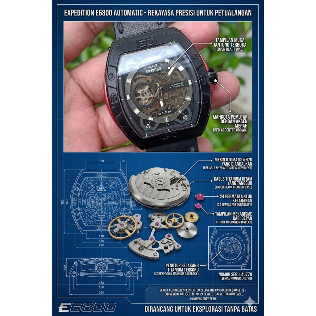 Expedition E6800 MC Open Heart Edition