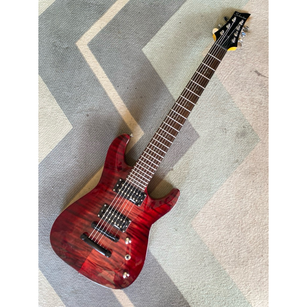 gitar schecter 7string