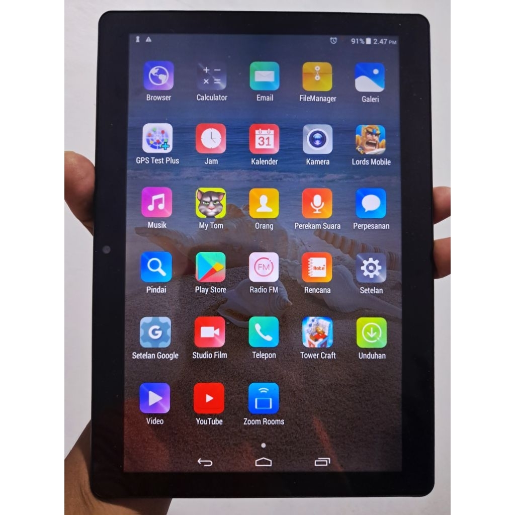 Mediatek Tab ZH960 Ram 2/16 10 Inci Second Normal