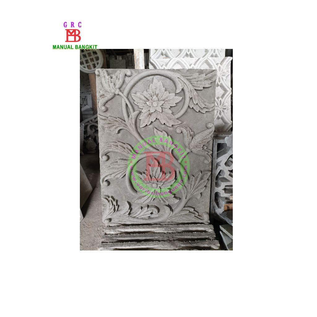 Ornamen GRC Motif Bunga Minimalis