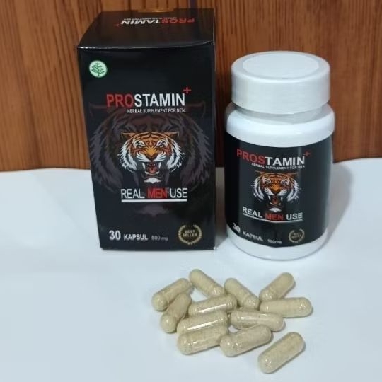 Prostamin RealMen use Asli Original Obat Herbal Kuat seperti Superman