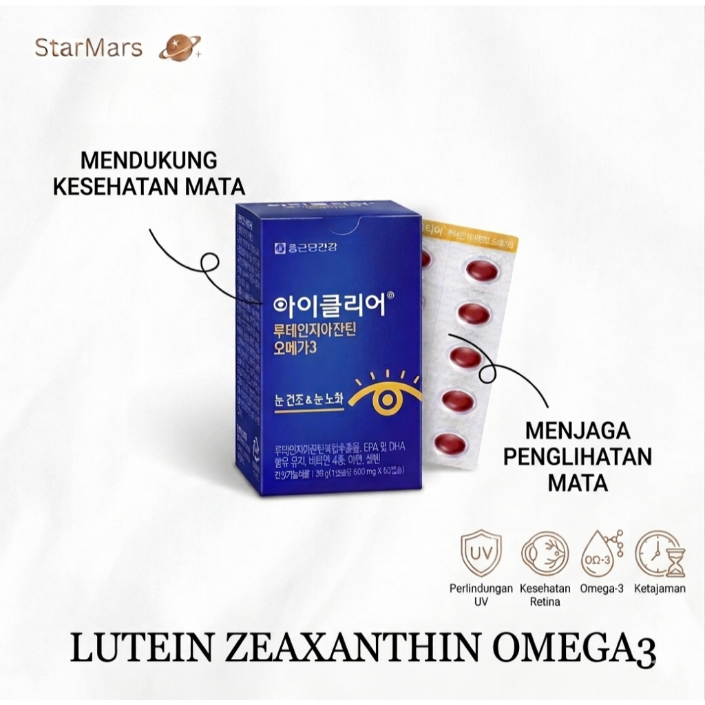 Lutein Zeaxanthin Omega3 Vitamin Mata