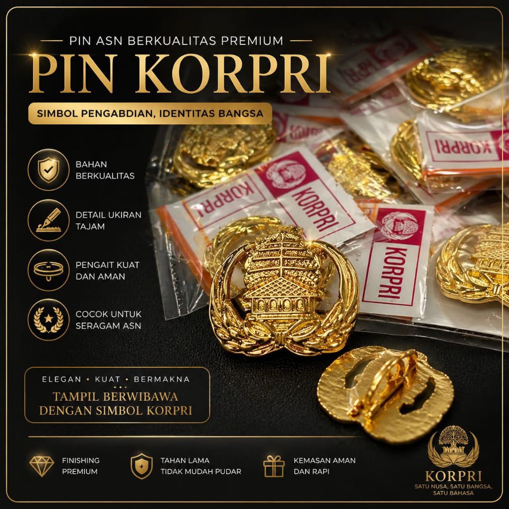 PIN KORPRI - PIN ASN - PIN PNS - PIN PPPK - LENCANA KORPRI