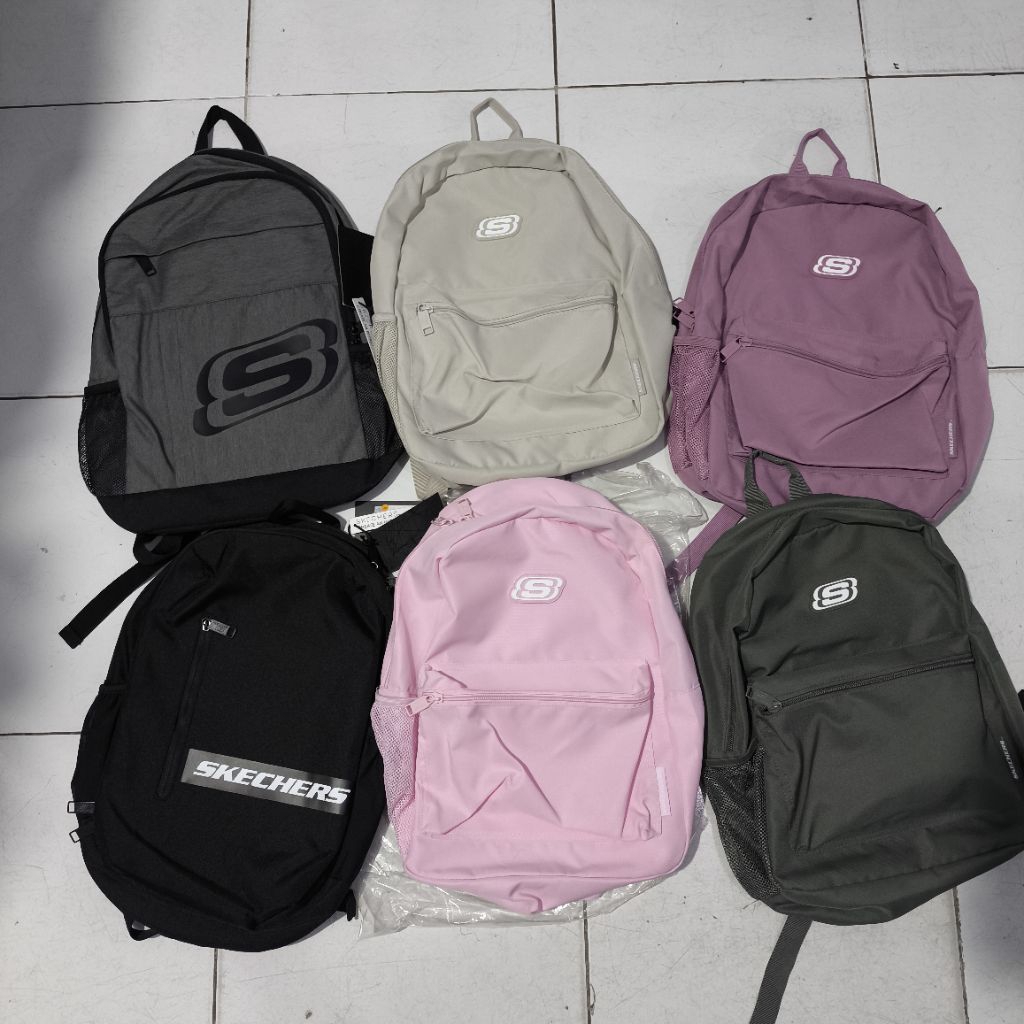 Backpack Skechers Original Tas Sekolah Kerja Kuliah