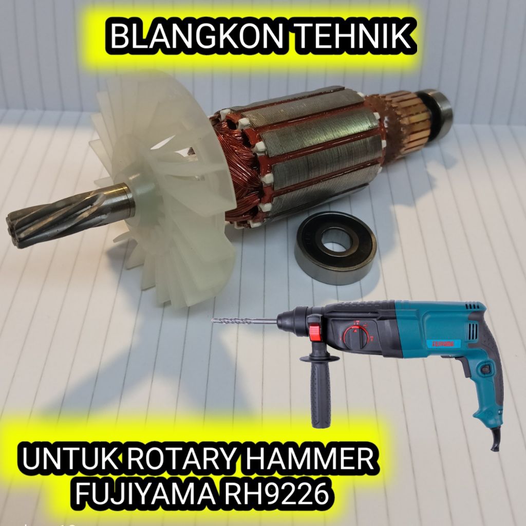 ARMATURE ANGKER ROTARY HAMMER FUJIYAMA RH 9226 BOR FUJIYAMA RH9226