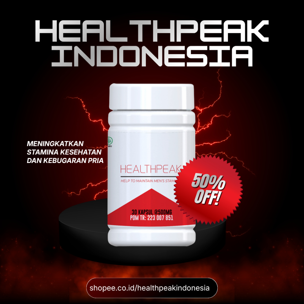 Healthpeak Membantu Meningkatkan Stamina, Energi, dan Vitalitas Pria Dewasa