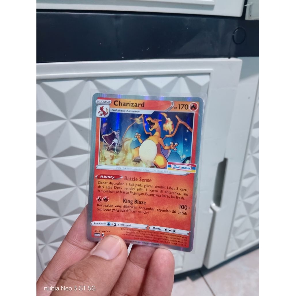 kartu pokemon promo indomaret charizard