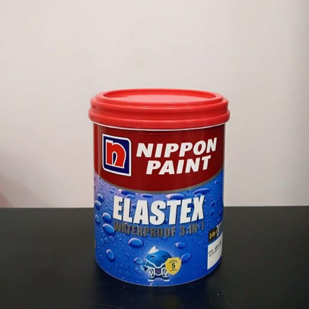 Elastex waterproof 1kg WARNA PUTIH ABU 1KG / cat Waterproofing Nippon paint Elastex 1kg