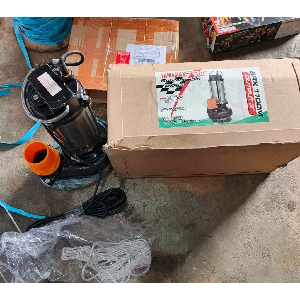 Pompa celup 3 inch manual YAMAMAX PRO untuk air kotor