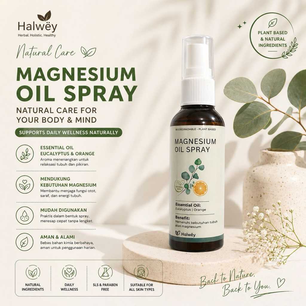 [HALWEY] MAGNESIUM OIL SPRAY