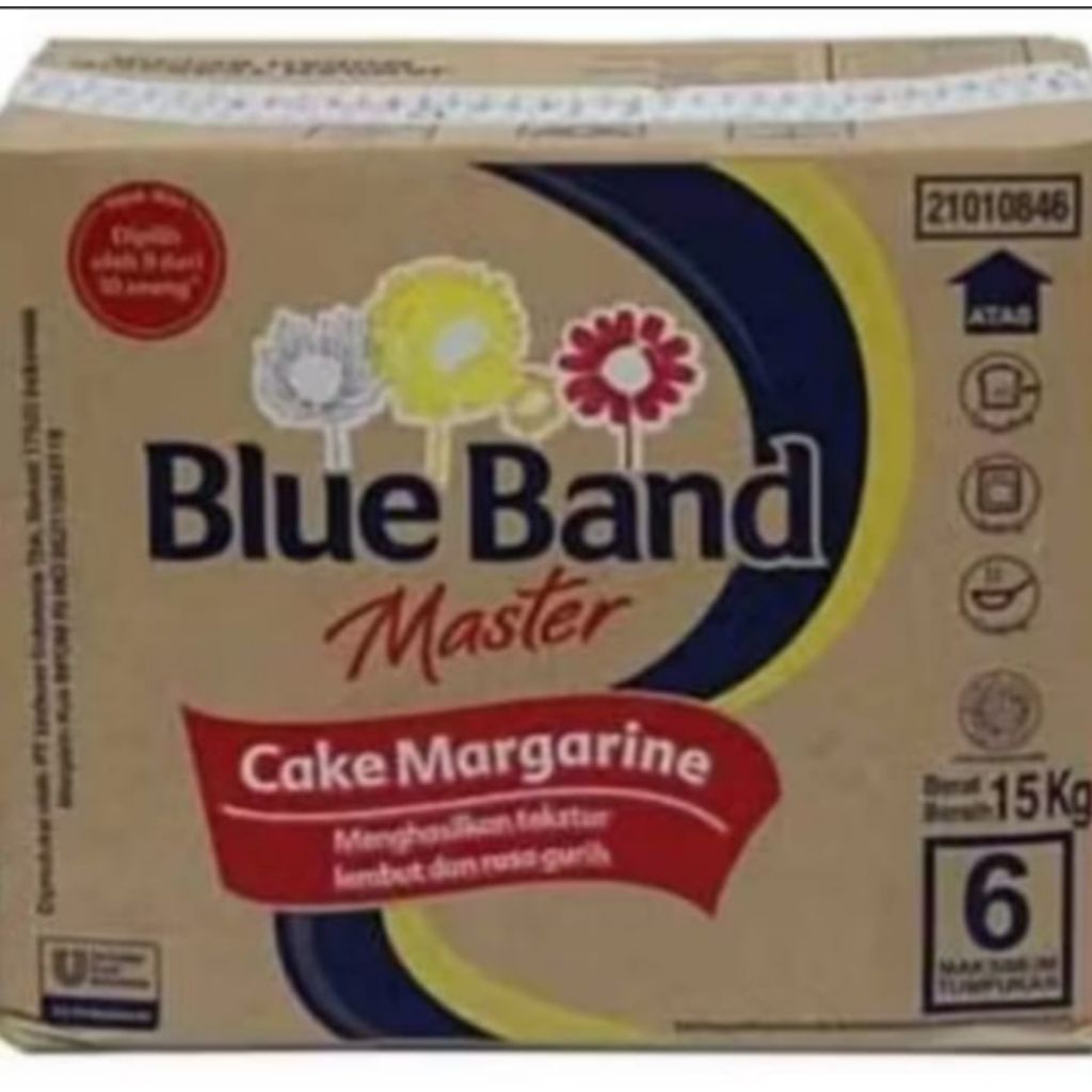 1 dus Mentega blue band master margarine kemasan @15kg