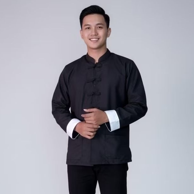 Kemeja Cheongsam Pria Lengan Panjang/baju Koko China