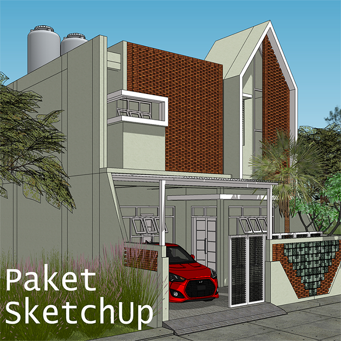 JASA DESAIN RUMAH 3D EKSTERIOR MODELLING + RENDER  + VIDEO ANIMASI HD