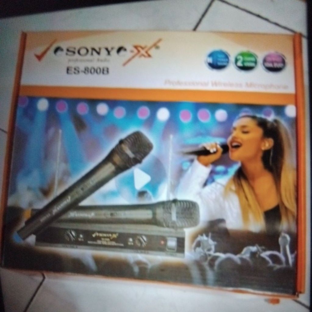 Mic Wireless SONY ES-800B
