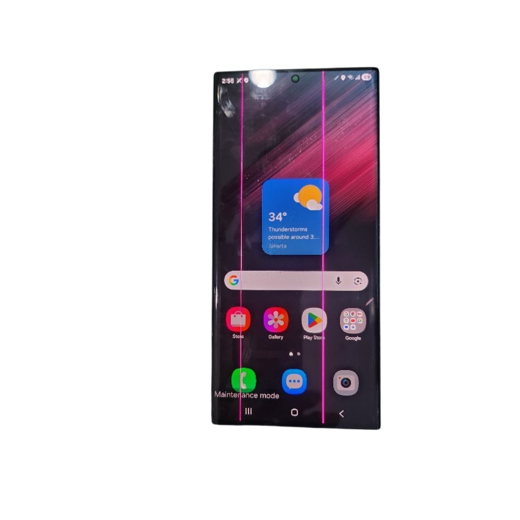 LCD Samsung S22 Ultra Original Copotan Minus