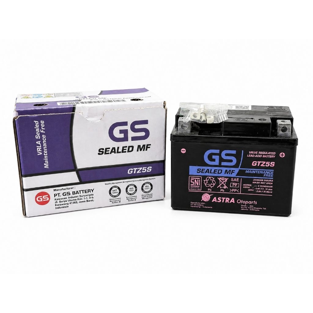 aki gs untuk semua jenis motor bebek/metic/sport