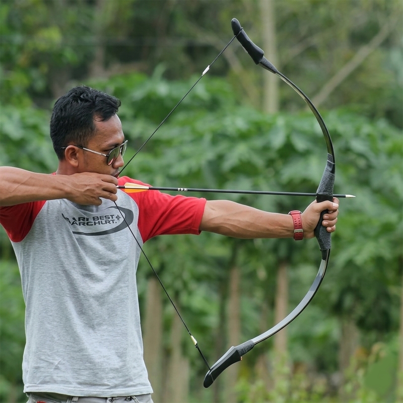 Busur HorseBow Full Fiber Murni / panahan