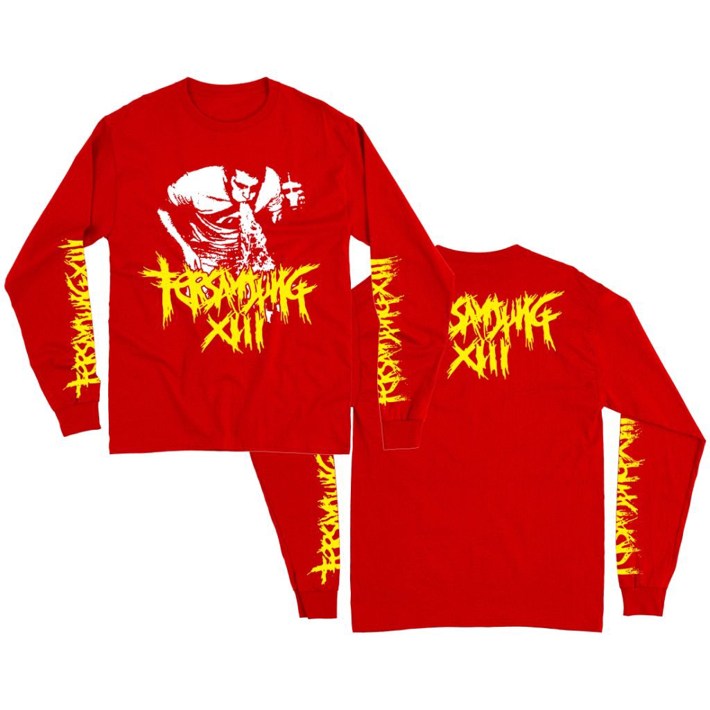 Kaos Band Punk Lengan Panjang Tersanjung 13 - Vomit merah