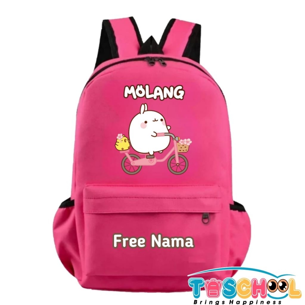 TAS RANSEL ANAK MOLANG YOUTUBE ANAK MOLANG PIU PIU FREE NAMA