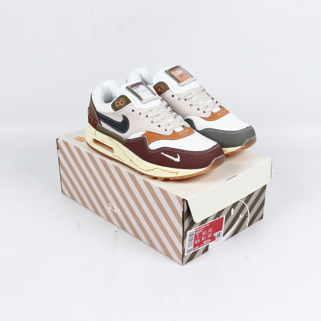 (SLKCK) Sepatu Sneakers Nike Air Max 1 Prm Wabi Sabi