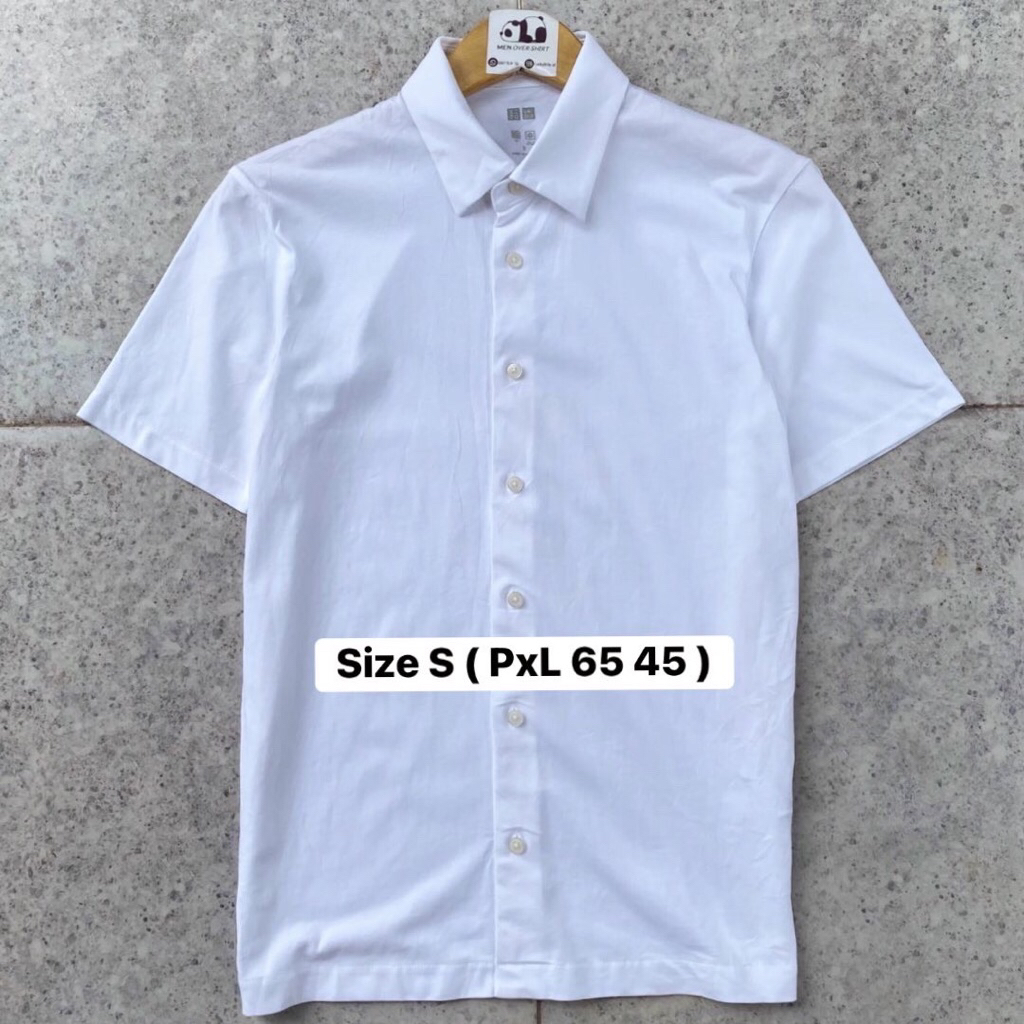 Kemeja Airism Uniqlo Putih