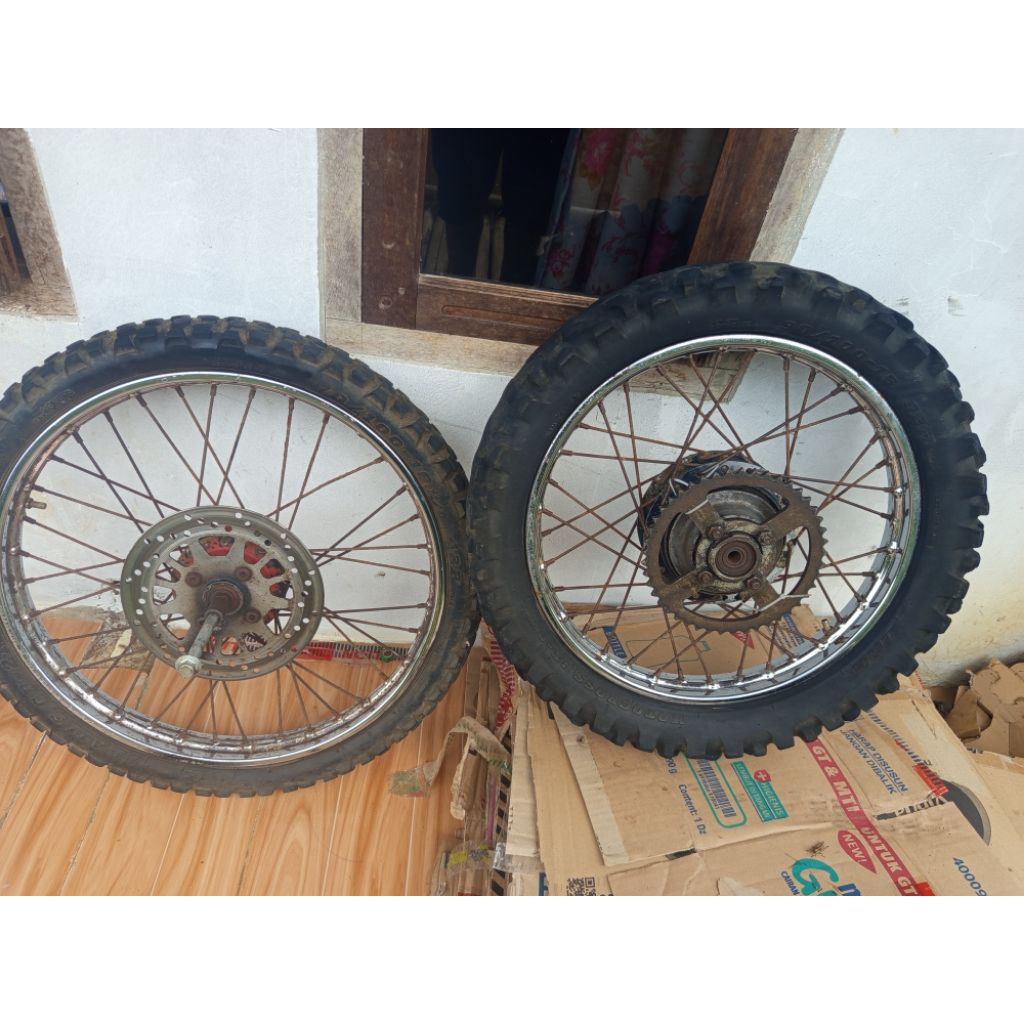 pelk set ban ring 16 dan 19 trail copotan