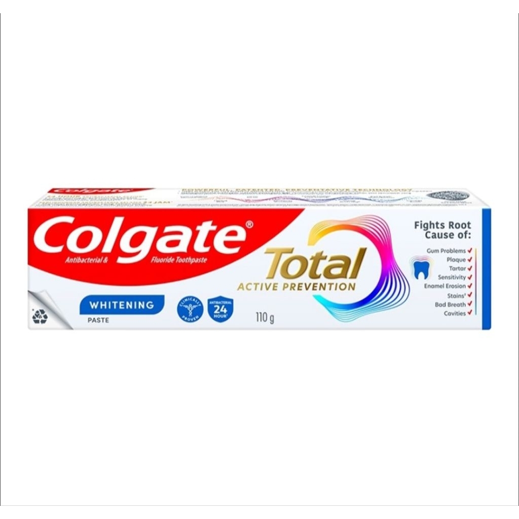 Colgate Total Active Prevention Pasta Gigi Whitening 110 g