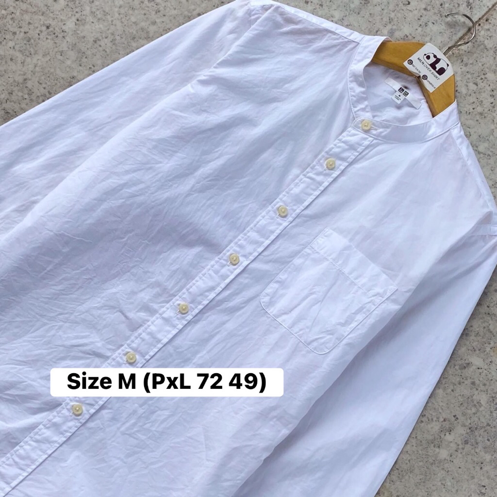 Kemeja Putih Shanghai Uniqlo