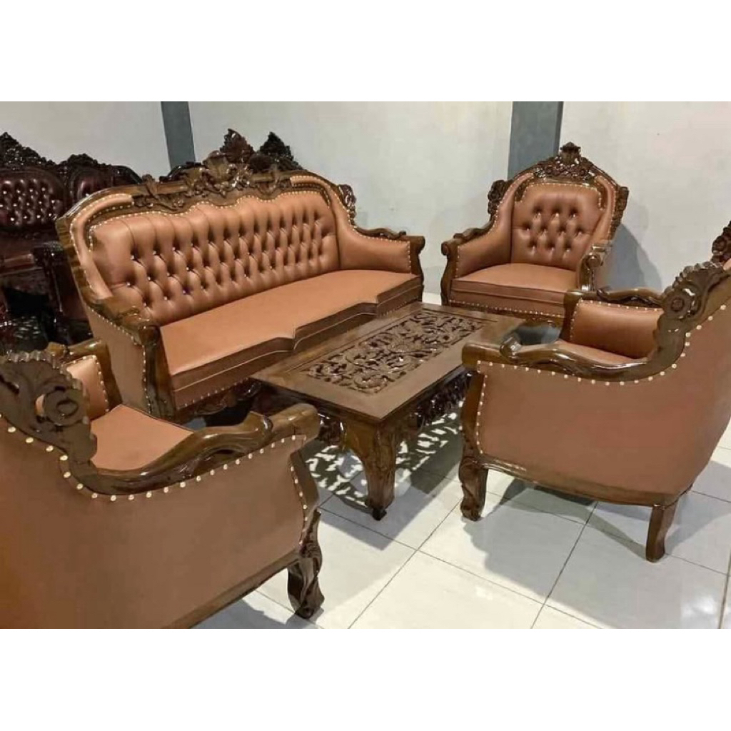 sofa tamu ukir jepara kursi tamu jok